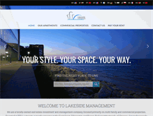 Tablet Screenshot of lakesidemanagement.org